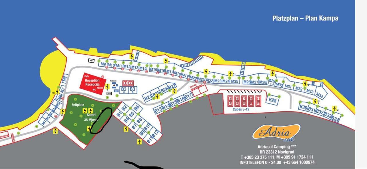 Adriasol Camping Novigrad Hotel Novigrad  Exterior foto